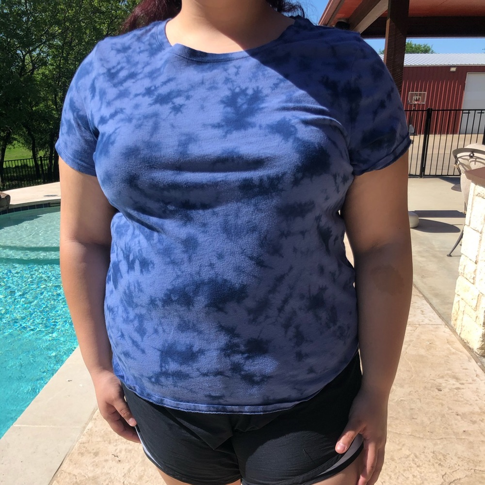 Blue Dye Old Navy Shirt | XL